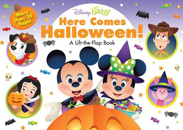 Cover image for Disney Baby Here Comes Halloween!: A Lift-The-Flap Book