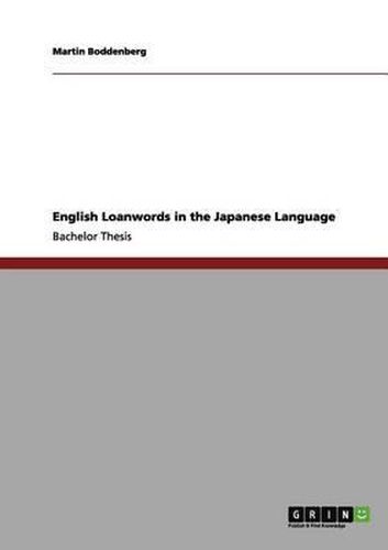 English Loanwords in the Japanese Language