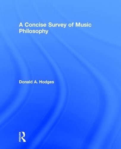 Cover image for A Concise Survey of Music Philosophy