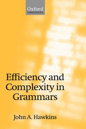 Cover image for Efficiency and Complexity in Grammars