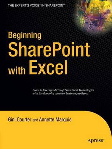 Cover image for Beginning SharePoint with Excel: From Novice to Professional