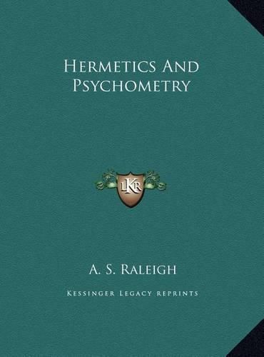 Hermetics and Psychometry