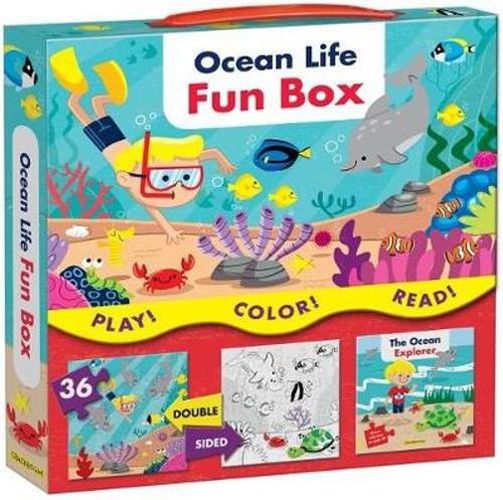 Ocean Life Fun Box: Includes a Storybook and a 2-in-1 puzzle