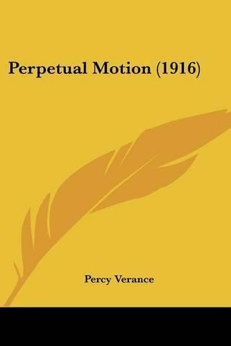 Cover image for Perpetual Motion (1916)
