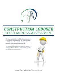 Cover image for Construction Laborer Job Readiness Assessment