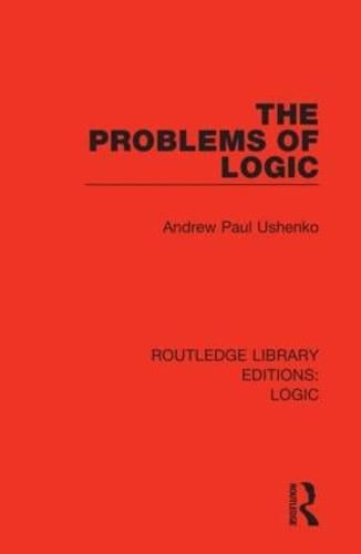 Cover image for The Problems of Logic