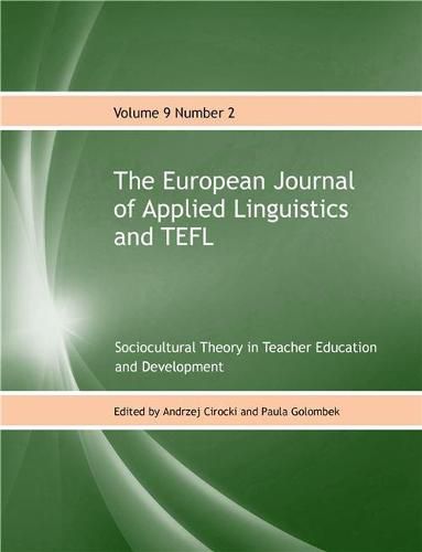 Cover image for The European Journal of Applied Linguistics and TEFL Volume 9 Number 2