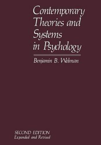 Cover image for Contemporary Theories and Systems in Psychology