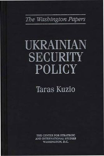 Cover image for Ukrainian Security Policy