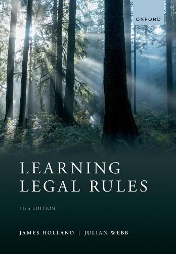 Cover image for Learning Legal Rules: A Students' Guide to Legal Method and Reasoning