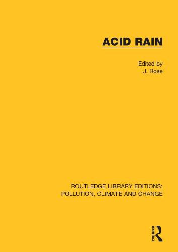 Cover image for Acid Rain: Current Situation and Remedies