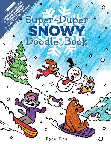 Cover image for Super-Duper Snowy Doodle Book