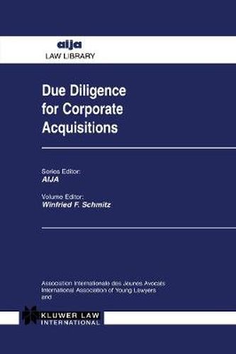 Cover image for Due Diligence for Corporate Acquisitions