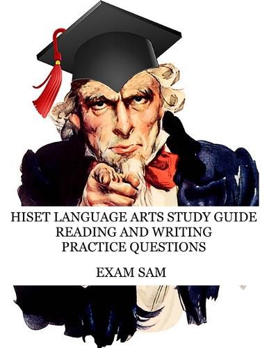 Cover image for HiSET Language Arts Study Guide: 575 Practice Questions for the Reading and Writing High School Equivalency Tests