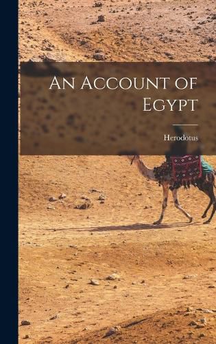 Cover image for An Account of Egypt