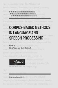 Cover image for Corpus-Based Methods in Language and Speech Processing