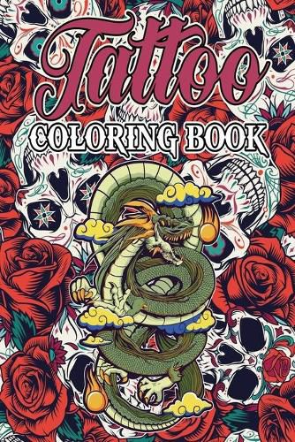 Cover image for Tattoo Coloring Book for Adults