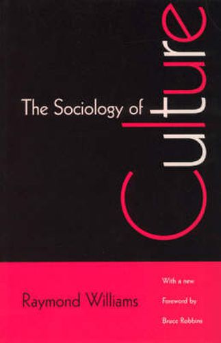 Cover image for The Sociology of Culture