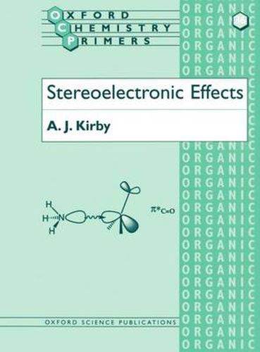 Cover image for Stereoelectronic Effects