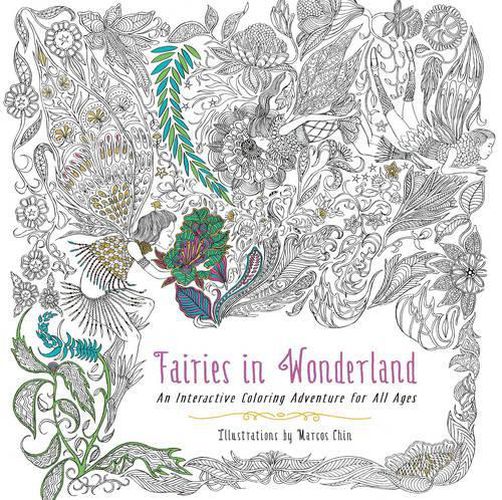 Cover image for Fairies in Wonderland: An Interactive Coloring Adventure for All Ages