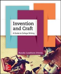 Cover image for Invention and Craft: A Guide to College Writing