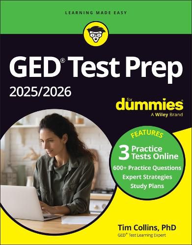 Cover image for GED Test Prep 2025/2026 For Dummies