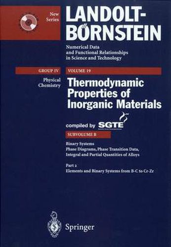 Cover image for Binary Systems from B-C to Cr-Zr