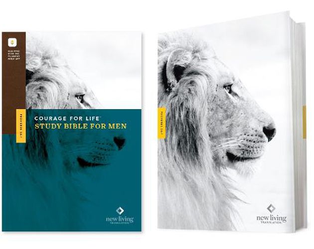 Cover image for NLT Courage for Life Study Bible for Men (Hardcover, Filament Enabled)