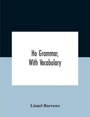 Cover image for Ho Grammar, With Vocabulary