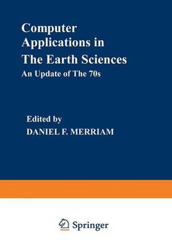 Cover image for Computer Applications in the Earth Sciences: An Update of the 70s