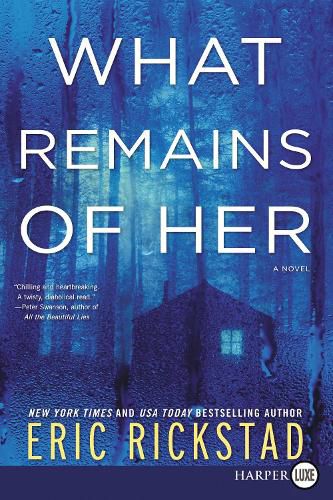 Cover image for What Remains Of Her [Large Print]