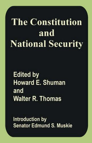 Cover image for The Constitution and National Security