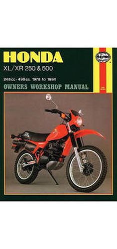 Cover image for Honda XL/XR 250 & 500 (78 - 84)