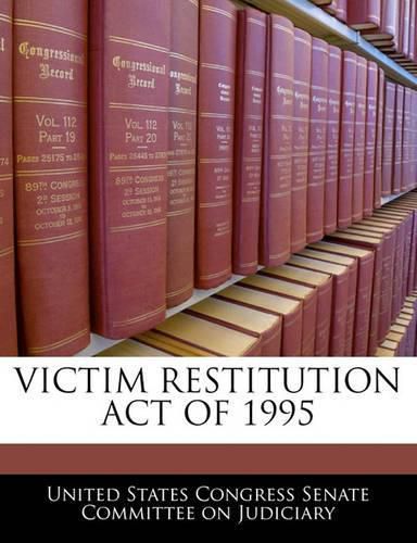 Cover image for Victim Restitution Act of 1995