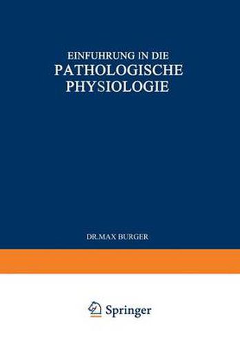 Cover image for Einfuhrung in Die Pathologische Physiologie