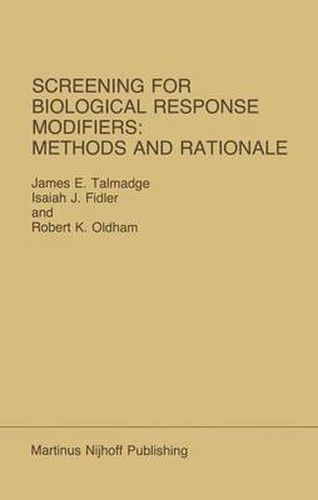 Cover image for Screening for Biological Response Modifiers: Methods and Rationale