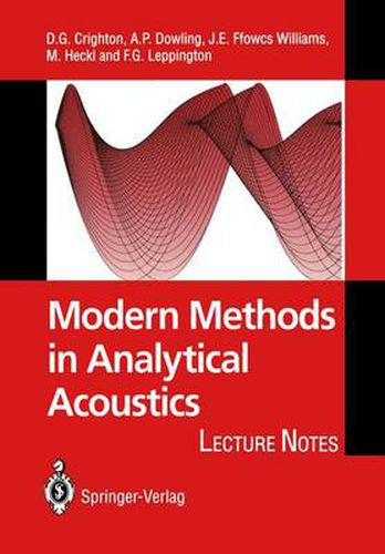 Cover image for Modern Methods in Analytical Acoustics: Lecture Notes