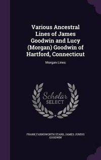 Cover image for Various Ancestral Lines of James Goodwin and Lucy (Morgan) Goodwin of Hartford, Connecticut: Morgan Lines