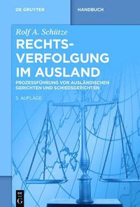 Cover image for Rechtsverfolgung im Ausland