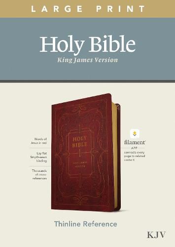 Cover image for KJV Large Print Thinline Reference Bible, Filament Edition