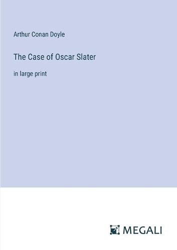 Cover image for The Case of Oscar Slater