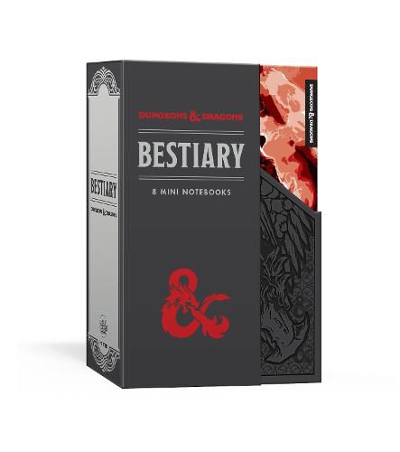 Dungeons And Dragons Bestiary Notebook Set: 8 Mini Notebooks