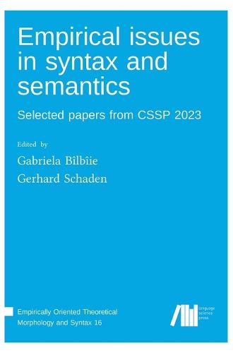 Cover image for Empirical issues in syntax and semantics