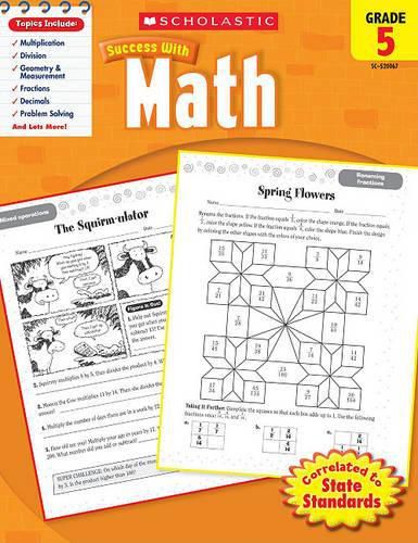 Cover image for Scholastic Success with Math: Grade 5 Workbook
