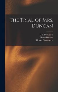 Cover image for The Trial of Mrs. Duncan