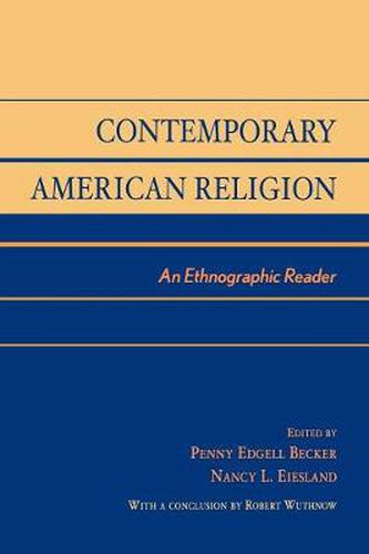 Cover image for Contemporary American Religion: An Ethnographic Reader
