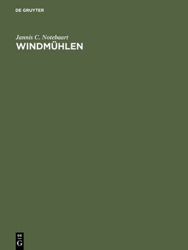 Cover image for Windmuhlen: Der Stand Der Forschung UEber Das Vorkommen Und Den Ursprung