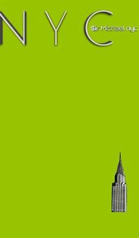 Cover image for NYC Chrysler building chartruce grid style page notepad Michael Limited edition