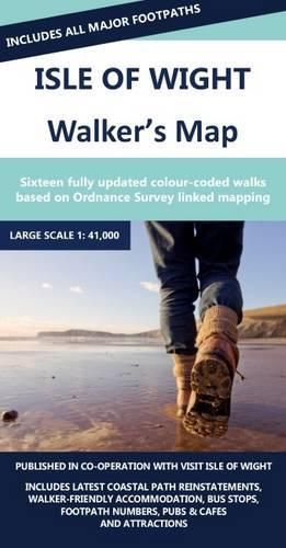 Cover image for Isle of Wight Walkers Map