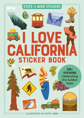 Cover image for I Love California Sticker Book